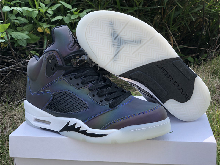 Men's Running Weapon Air Jordan 5 WMNS “Oil Grey” Shoes 018